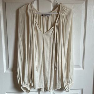 Jennifer Lopez Flowy Blouse